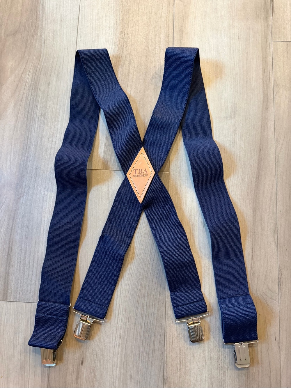 TBA Workwear Navy Men's Suspenders